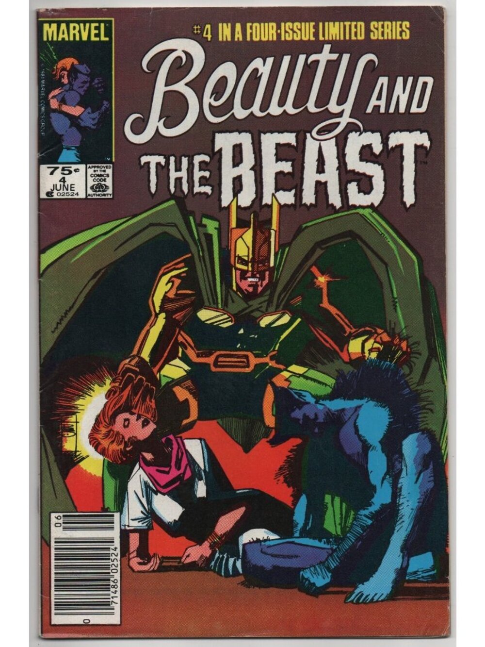 Beauty and the Beast 4 Marvel Comics 1985 VG+ 4.5 Dr. Doom Dazzler Beast